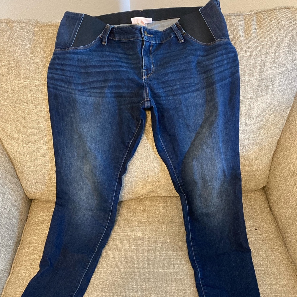 Side panel maternity jeans size 14